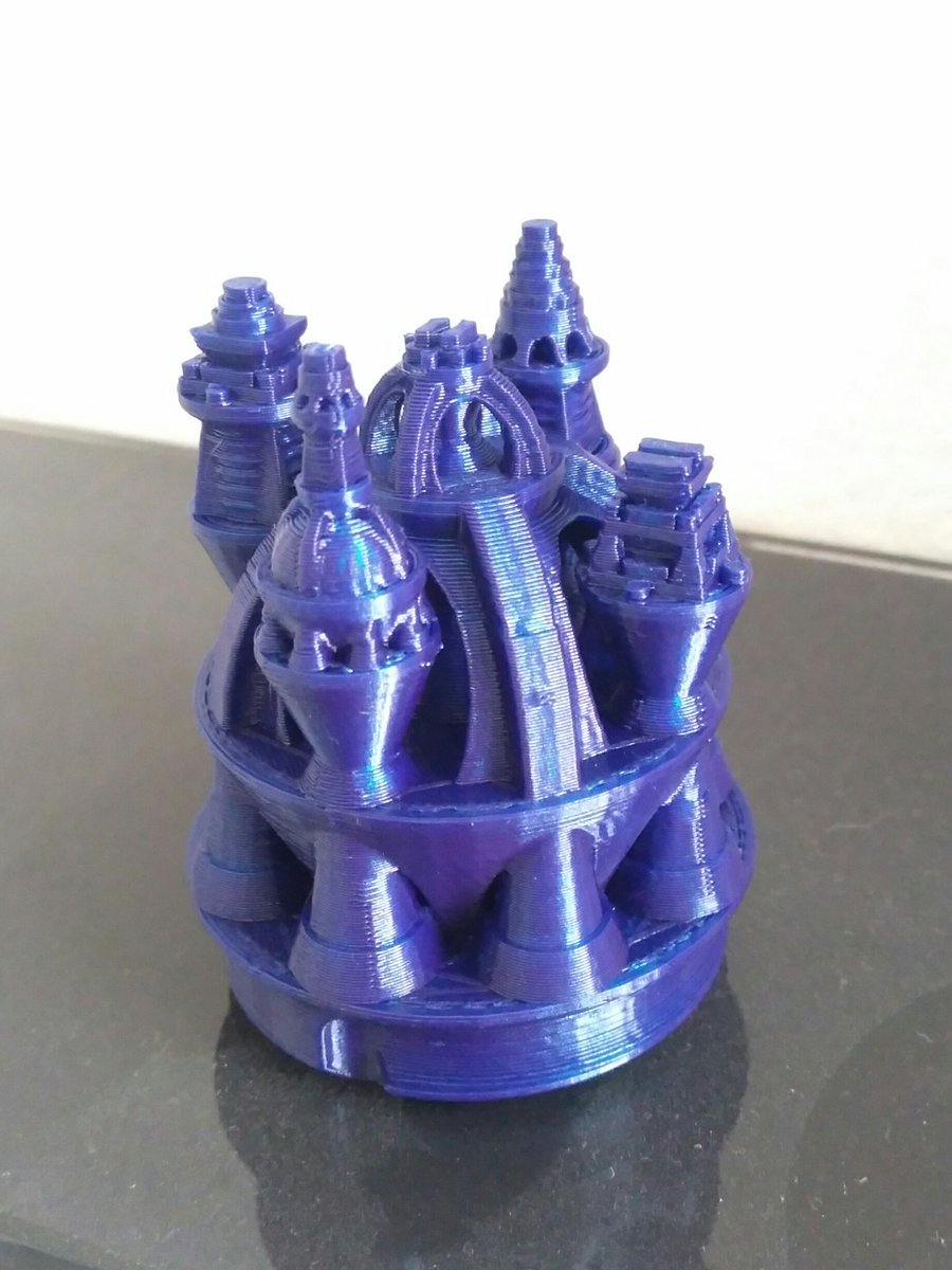 ferjerez3d's tweet photo. Day 25. #3dprinted #generative #openscad #tagseverywhere #municipalmay #everydayacity @Fillamentum pearl night blue #moretags #tagtagtag #pleasestoptagging https://t.co/lzj9gBVo1S