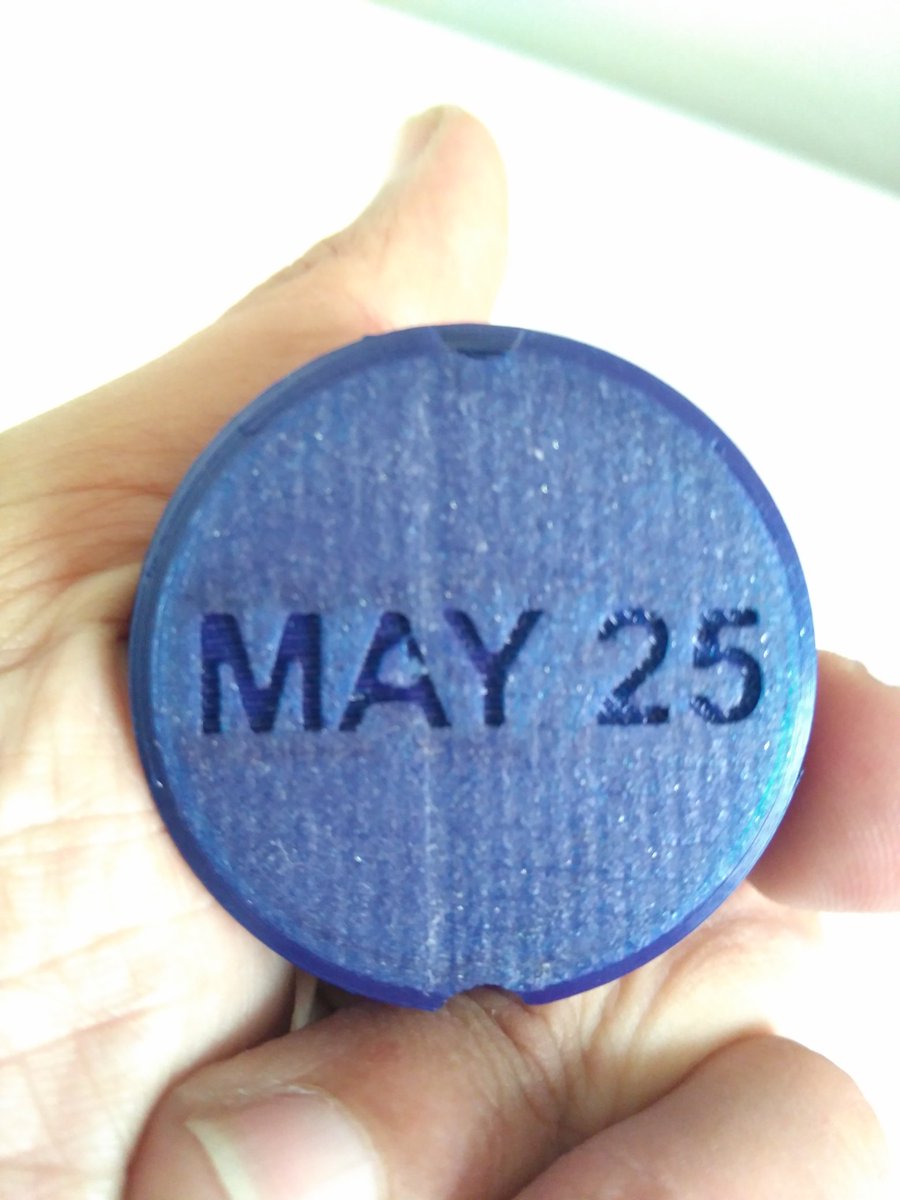 ferjerez3d's tweet photo. Day 25. #3dprinted #generative #openscad #tagseverywhere #municipalmay #everydayacity @Fillamentum pearl night blue #moretags #tagtagtag #pleasestoptagging https://t.co/lzj9gBVo1S