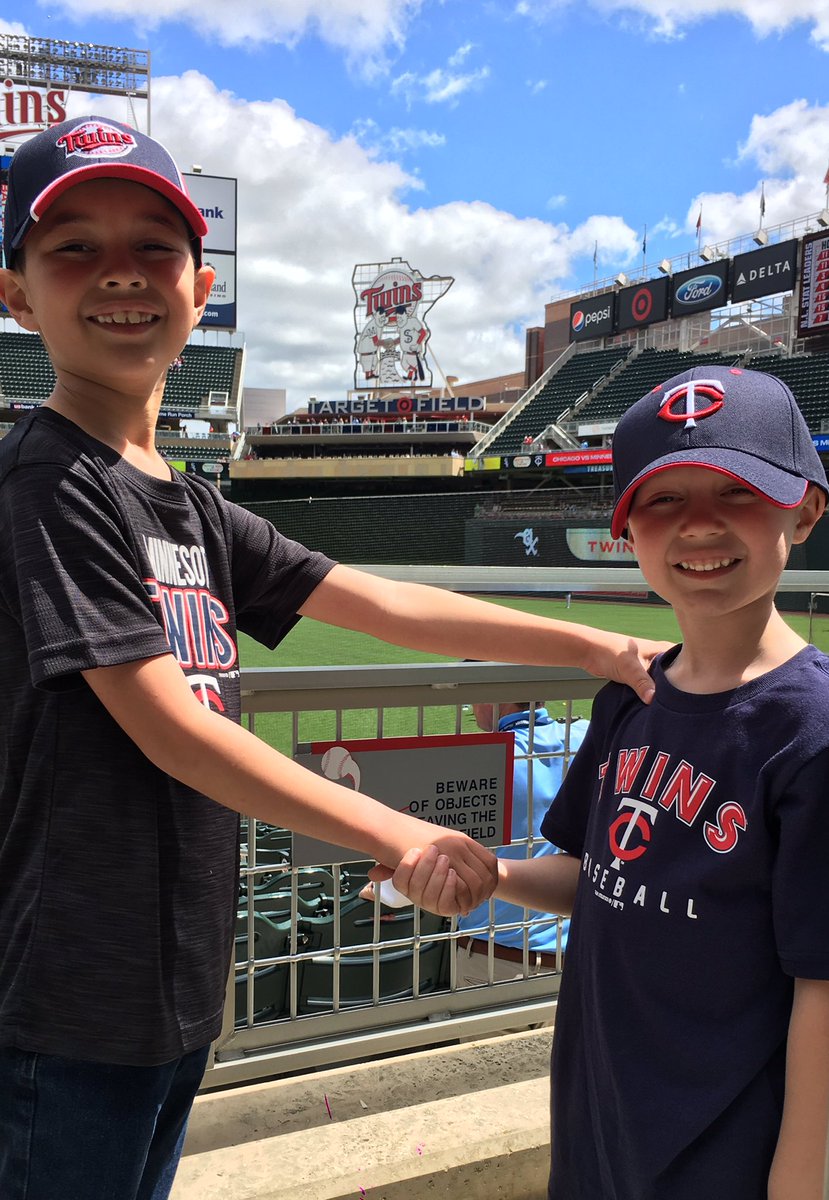 My boys at their first <a href="/Twins/">Minnesota Twins</a> game! #twinspics