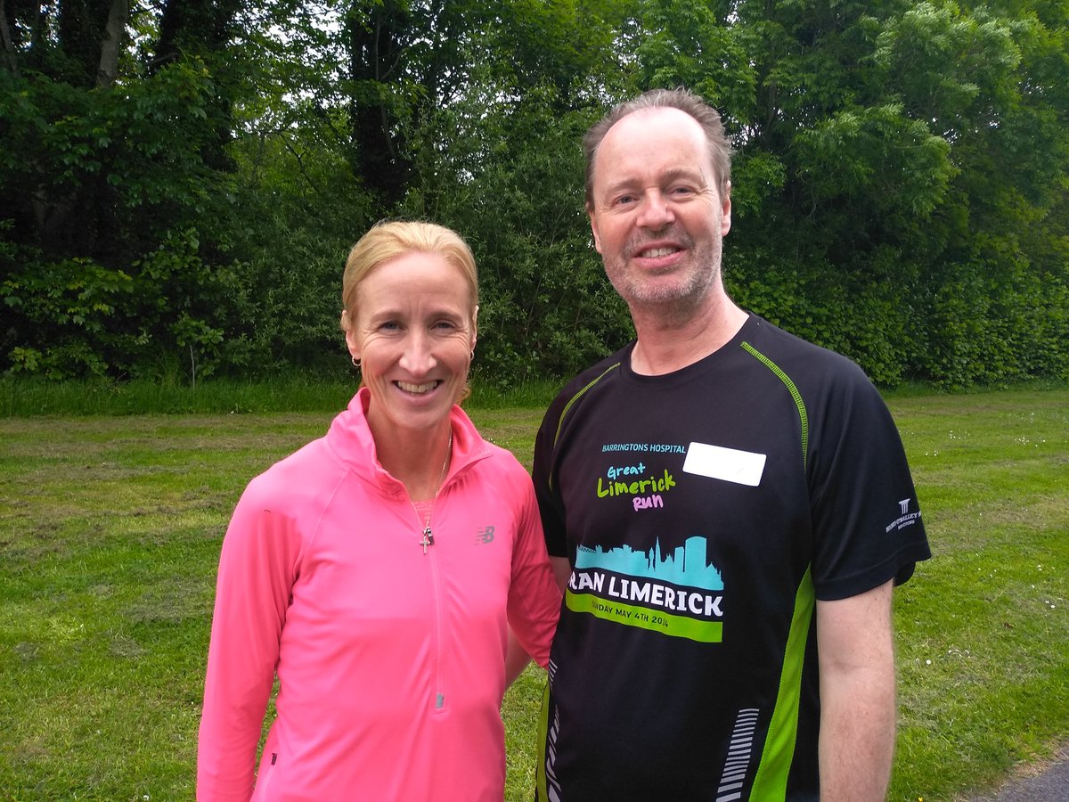 Met an Irish sporting icon today.. Thanks to <a href="/cat_mckiernan/">Catherina McKiernan</a> for a fantastic chi running workshop today in Ashtown. Any runners out there in search of injury free running, check it out here runwithcatherina.ie