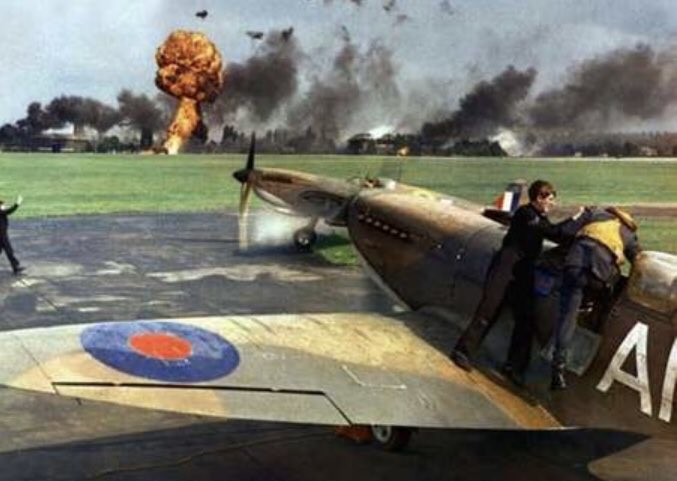 blair_mayne's tweet photo. This evenings #classicwarfilm just starting on @channel5_tv is the glorious #BattleOfBritain #PerAduaAdAstra #RememberTheFew https://t.co/pPXZYIcWs8