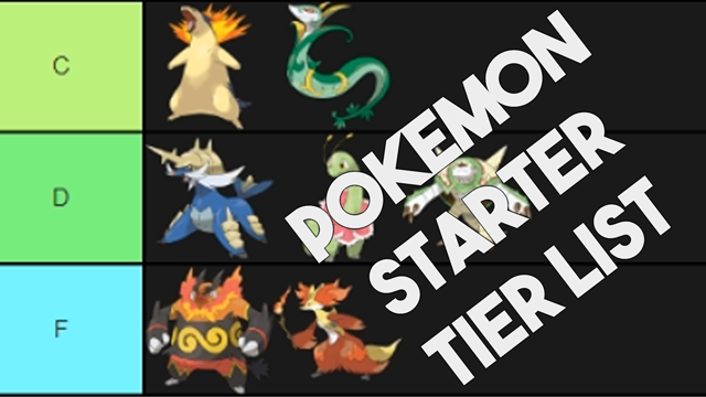 Ranking all the Starter Pokémon