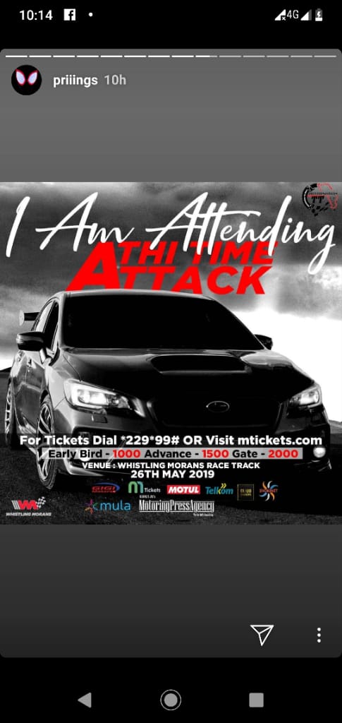 syokinet's tweet photo. Proud to be partners in this great event. Don't miss out for the #AthiTimeAttack. To our clients, be the first to reply with your account t number and get a free ticket to the event. #SyokinetFastFirst https://t.co/qfe0jRlFVF