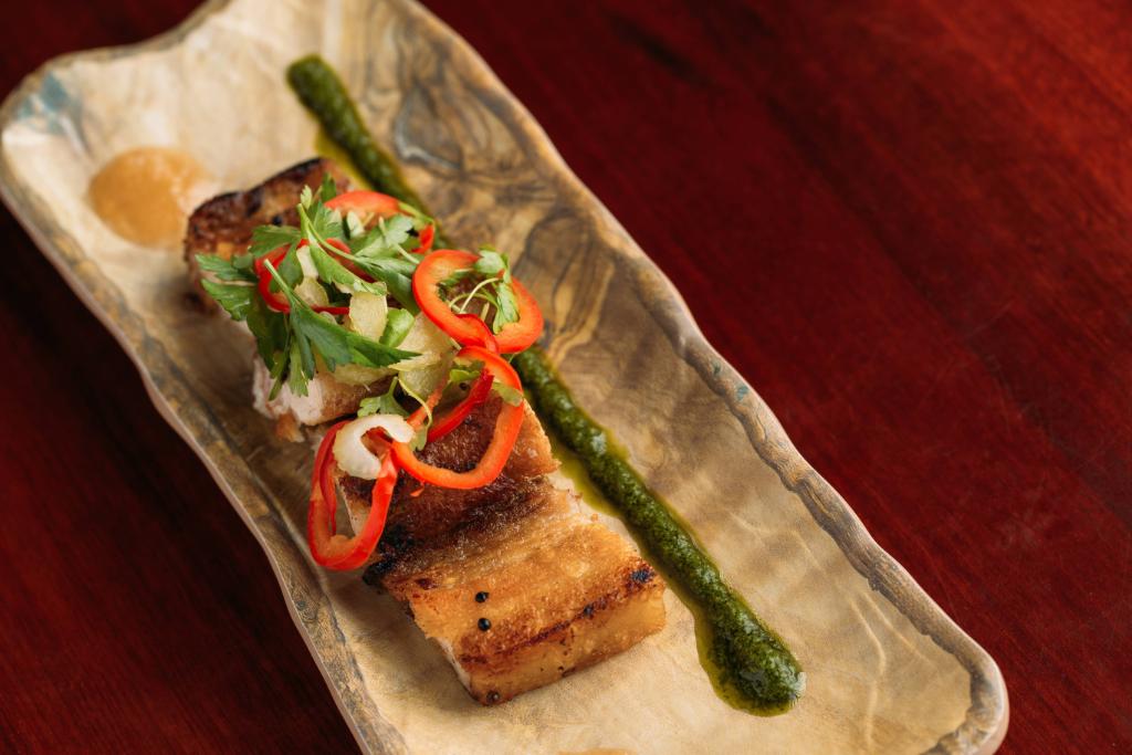 FixLV's tweet image. Enjoy our savory pork belly dish, cooked to perfection. 
Reserve your seat tonight: spr.ly/6019ElSSU