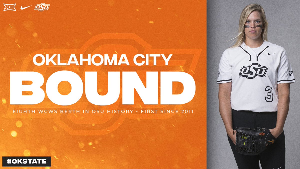 WE'RE GOING TO THE WORLD SERIES!!!!!

#RoadToWCWS | #okstate