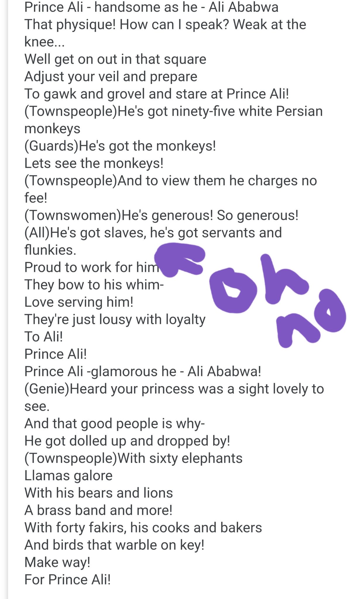 Ryan North Ar Twitter Results From Looking Up The Lyrics To Prince Ali Haha You Don T See Genuflect Used Much Nice Wow Coterie Too This Is A Great Song For Ryan North Ar Twitter Results From Looking Up The Lyrics To Prince Ali Haha You Don T See Genuflect Used Much Nice Wow Coterie Too This Is A Great Song For