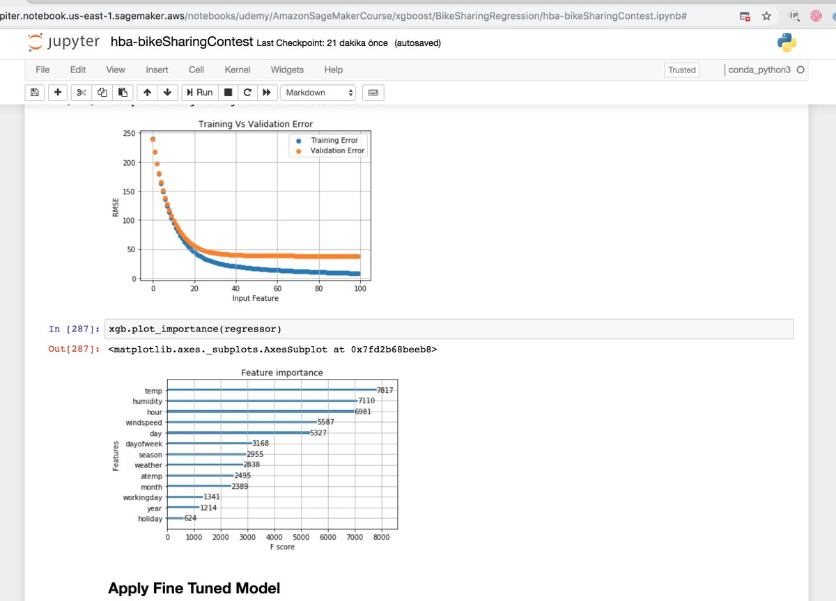 HBAkirmak's tweet photo. #MLweekend challenge continued. Day 2 learnings: Things are getting difficult when the 'art' of data science starts. Score from #XGBoost based model was increased by more learning rounds. But it was further optimized when trained with #PCA components. #machinelearning #kaggle https://t.co/C6RaBHiqqI