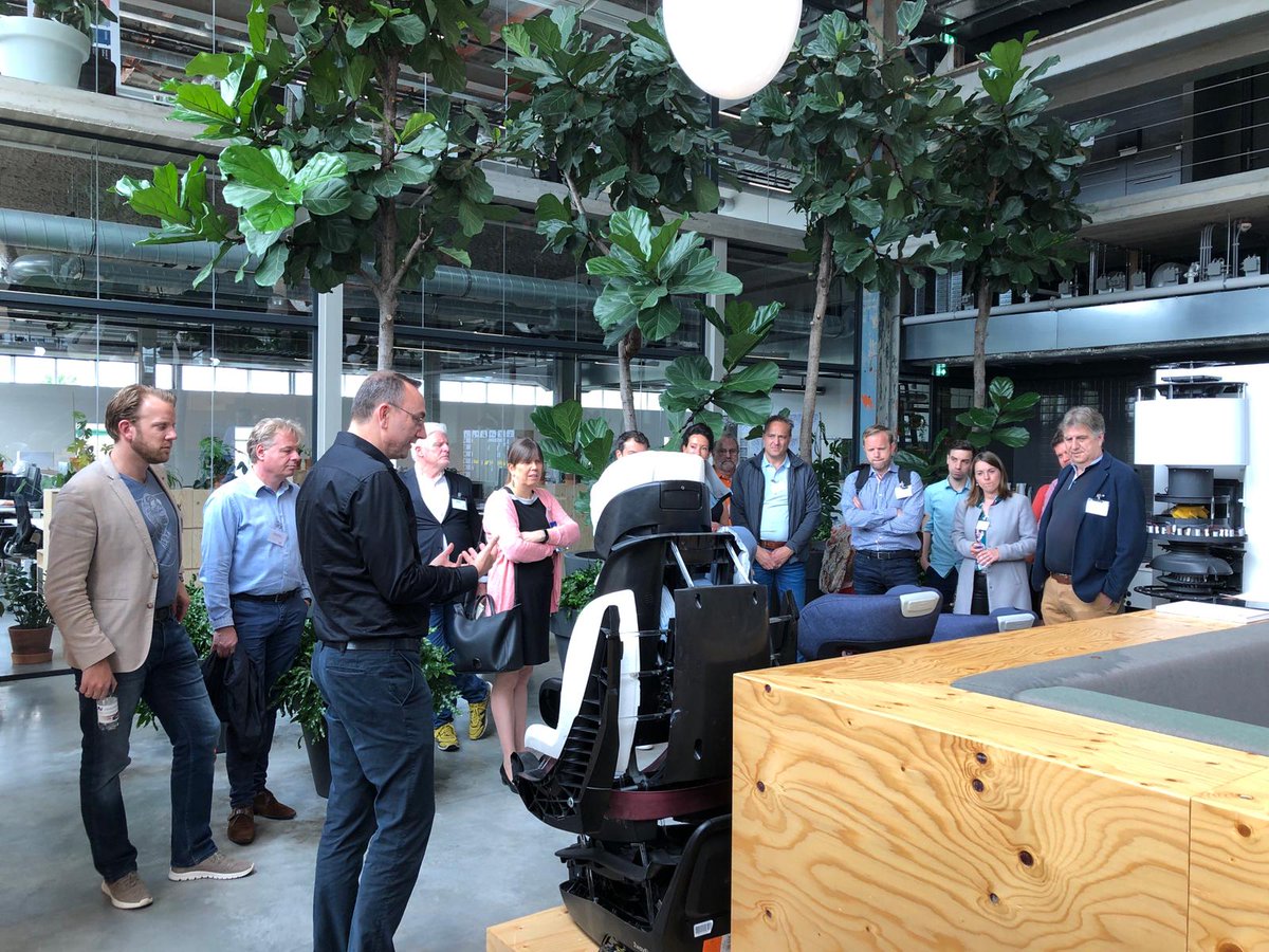VanBerloAgency's tweet photo. Here’s us showing @DTW2019 visitors around in #VanBerlo’s studio in the Innovation Powerhouse. Participating in the tour gives a unique opportunity to get a sense of what it's like to work in the building that runs on innovation, design and technology #INPH #DTW2019 https://t.co/ob5Sksq1gS