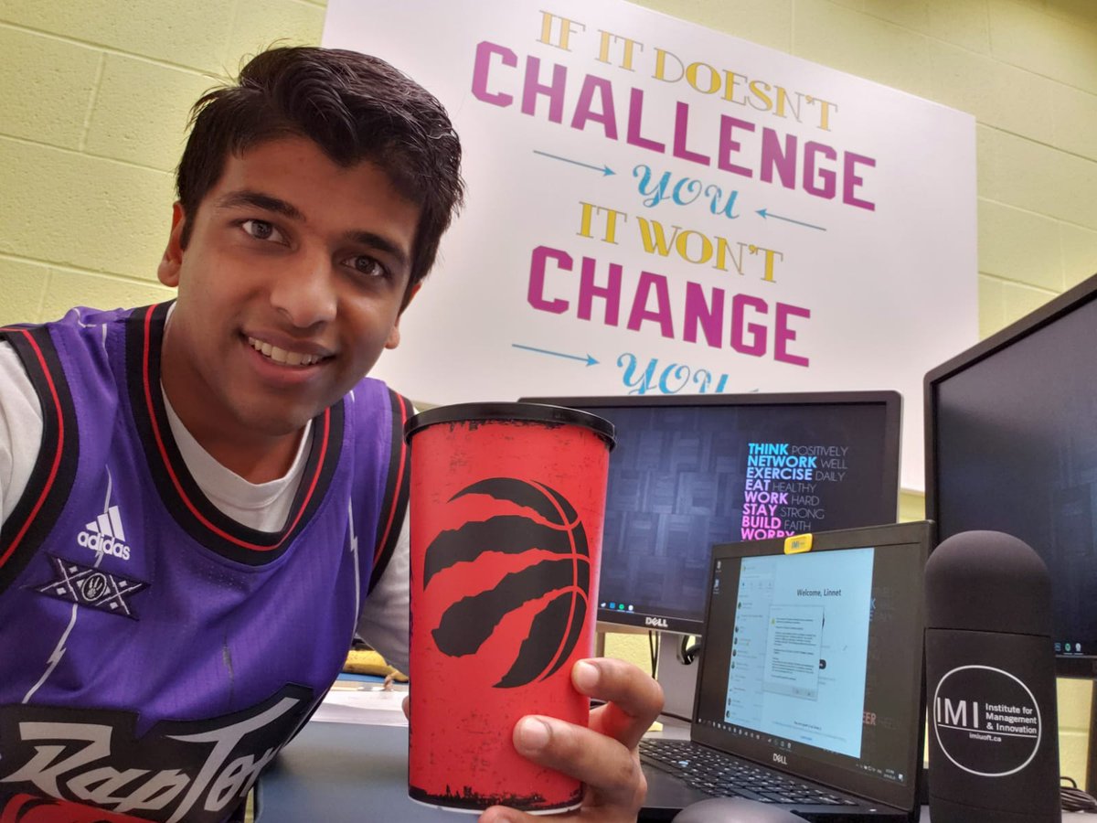 linnetk3's tweet photo. Obviously had to rep the @Raptors Jersey for the #Game6inthe6 pre-game ritual while running a workshop @UTM. There was no question about it. #RaptorsNation #WeTheNorth #game6 #whatdresscode https://t.co/vpV3Y8rxlQ