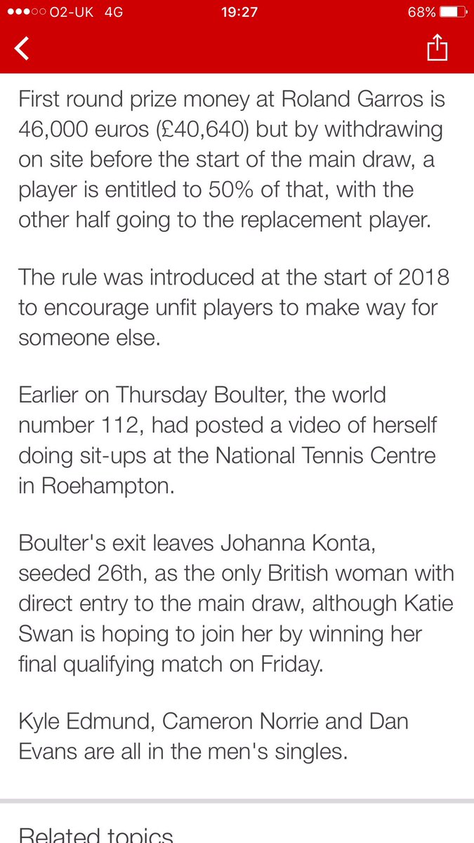 whiskeydude13's tweet image. So a pro snooker player earns nothing from losing a qualifier in the early rounds but a tennis player is guaranteed 20k for withdrawing!! Why can't the lower ranked players be guaranteed at least something to take home to their families @WorldSnooker #opentodebate #unfair