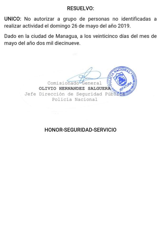 Somos2V's tweet photo. Atención Atención Puchitos
Policía Nacional NO autoriza ninguna manifestación el día de mañana en Managua.
 
Si no los espera el chipote👇
#NicaraguaPazYBien #SandinoSiempre #PLOMO19 
#RedFSLN #SMANic21 https://t.co/OtGhsFqFxY