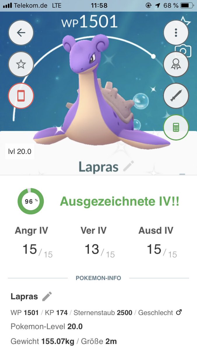 taubsidator's tweet photo. Gechillter Lapras Day🥴
23 Raids
3 Shinys https://t.co/DZ32jKyPwH