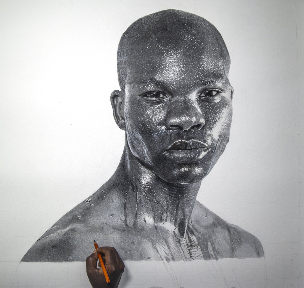 Charcoal and pastel  on paper
Work in progress

#artcollectors #sweatymuscle #AfricaIsMore