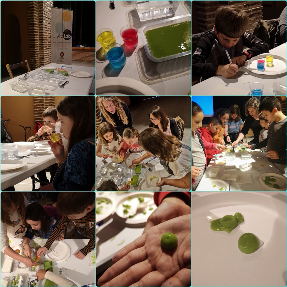Fundperetarres's tweet photo. Avui hem estat al taller en el que hem conegut la relació entre cuina i ciència #DeLaLlavorAlPlat #Artistem a @bibliotequesgr 📷 @ablzqz https://t.co/gpYqqtaTw1 https://t.co/cXwKEeUvFB