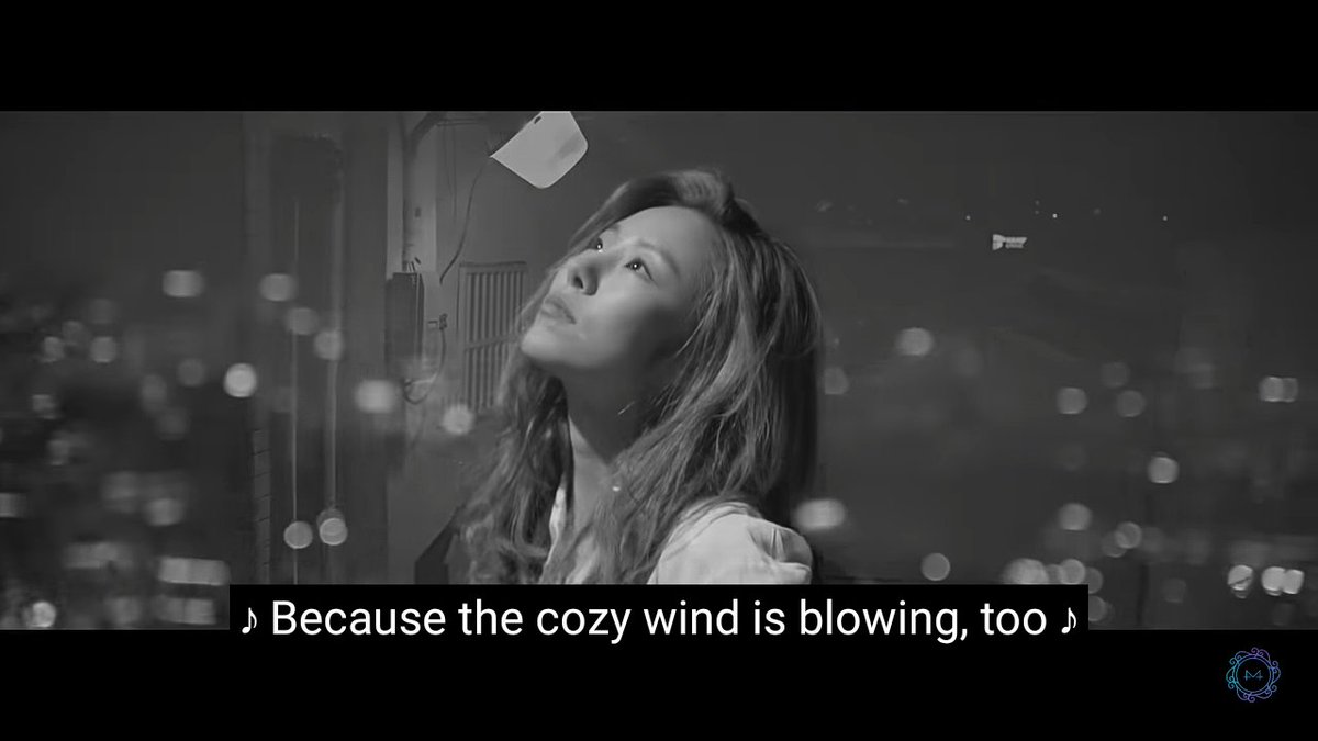 But, she also talks about her journey to healing."It's not bad, getting used to now. Because the cozy wind is blowing too", is reference to herself, because wheeIn sounds like the word "wind", she is the own able to bring herself happiness and found her balance. #WHEEIN_25