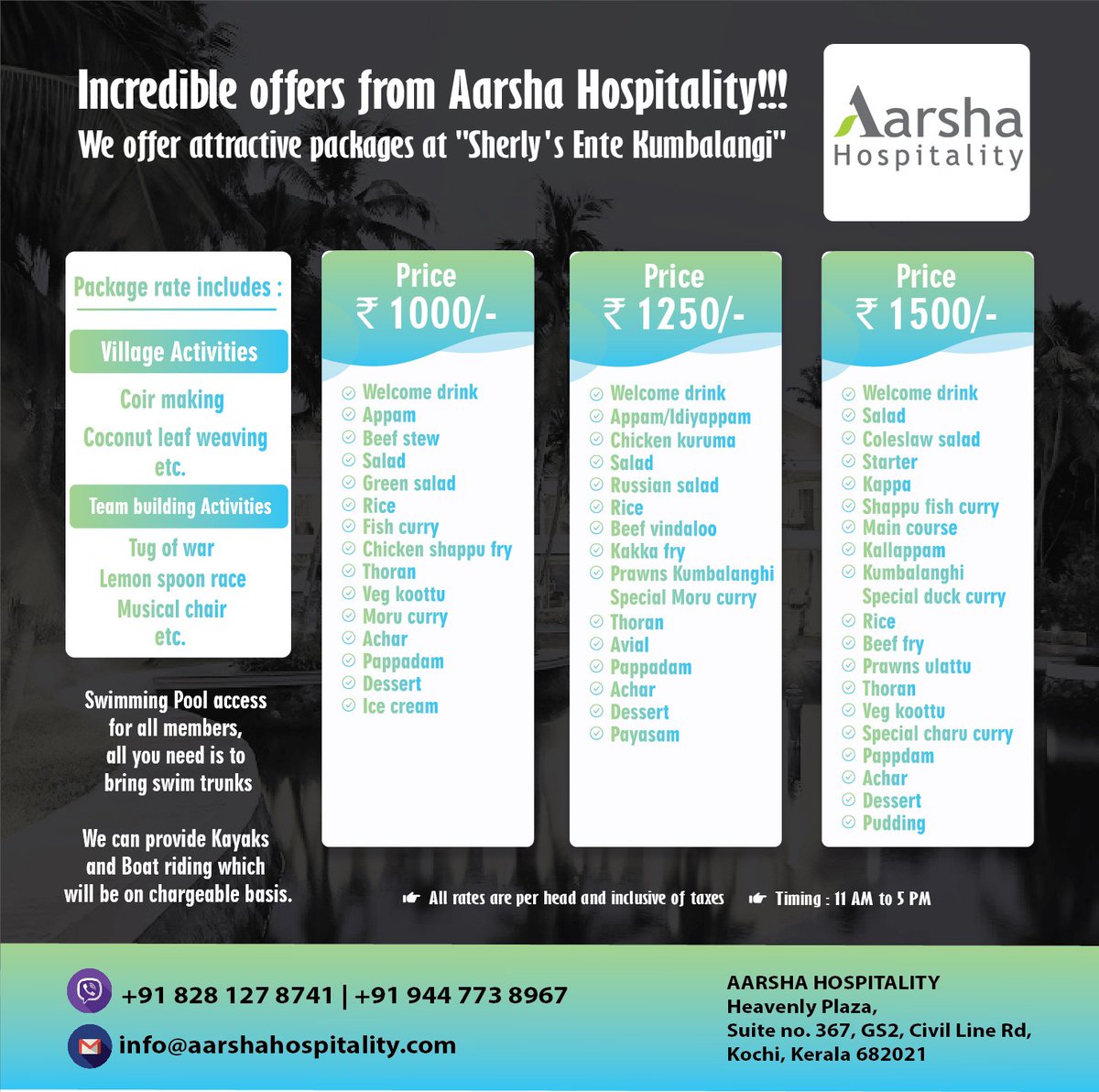 AarshaHospital1's tweet photo. #aarshahospitality #sherlysentekumbalanghi #homestay #cycling #fishing #boating #hiking #coirmaking #crabfarming #weavingcocunutleaves #countryboating #netmaking https://t.co/kLBfM0SyE8