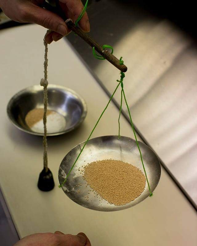 This is a traditional Chinese weighing scales, just one of the many items we use in our kitchen every day!