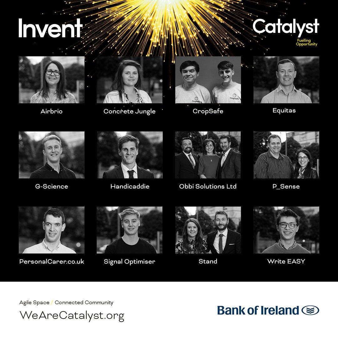 We've been selected as one of the 12 pitches to go forward to the final of #Invent2019 after pitching at the ICC Waterfront Hall! Join us on the 10th of October for the final!