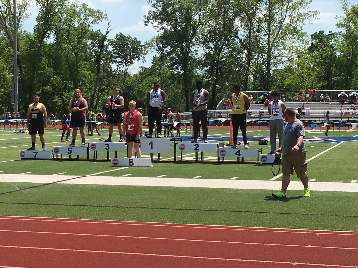 Xavier Keith takes 2nd in State Shot Put