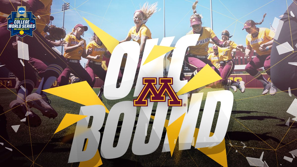 FOR THE FIRST TIME EVER…

THE GOPHERS ARE GOING TO THE #WCWS!