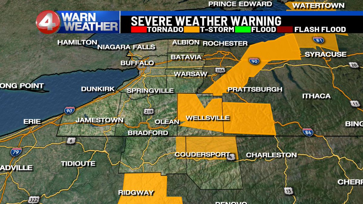 NWS has issued these alerts for our area. Latest on News4, #4WarnWeather App, and wivb.com.  RT