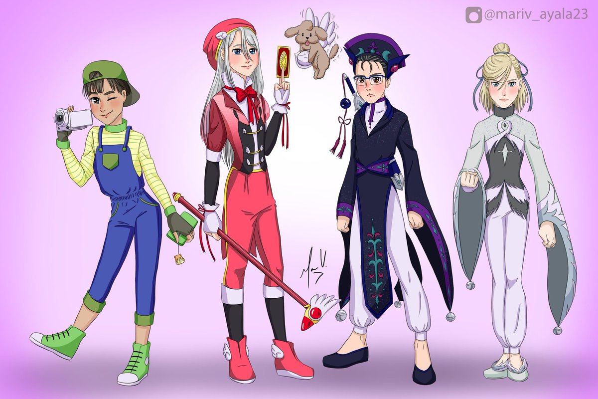 mariv2320's tweet photo. Sakura Card Captors x YoI π
#fanart #animefanart #yurionice #yoi #yoifanart #viktornikiforov #vitya #makkachin #yuurikatsuki #viktuuri #youngviktor #phichitchulanont #phichit_chu #yuriplisetsky #sakuracardcaptors #meilinli #syaoranli #sakurakinomoto #tomoyodaidouji #kero https://t.co/Fyb5CbrDTE