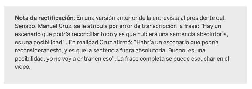 Guerraeterna's tweet photo. Un error de El País en la entrevista al presidente del Senado ha hecho que Casado, Rivera y Abascal se hayan lanzado contra él. El error se ha corregido. Los tres líderes de la derecha no se han dado por aludidos. https://t.co/f0MaVEFLSB https://t.co/nWNEC0ShqV