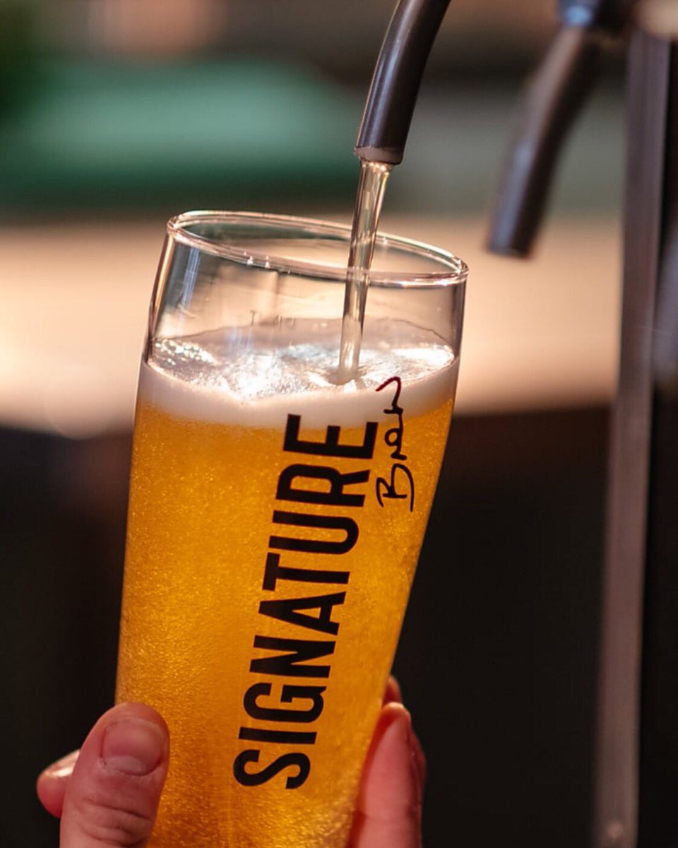 The tasty @signaturebrew beers are flowing, pop in for a pint and celebrate the three day weekend
