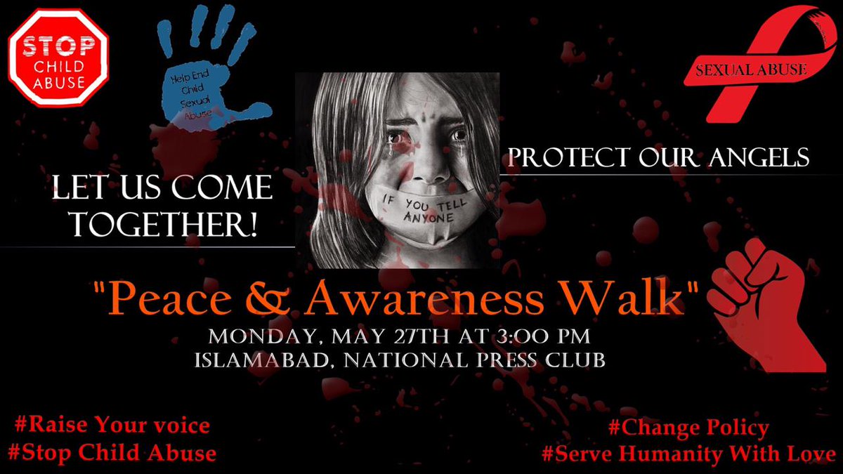 SAQLAINHAMEED_1's tweet photo. You have only 2 Option.

1) Raise your child for rape  ?😔
                         Or 
2) Raise your voice against Rape ?😡
             Decision is yours.

I am going for option 2 😏
Join us

#StopChildAbuse #RaiseYourVoice #ChangePolicy #JusticeForFrishtay https://t.co/b5aw4AzxKt