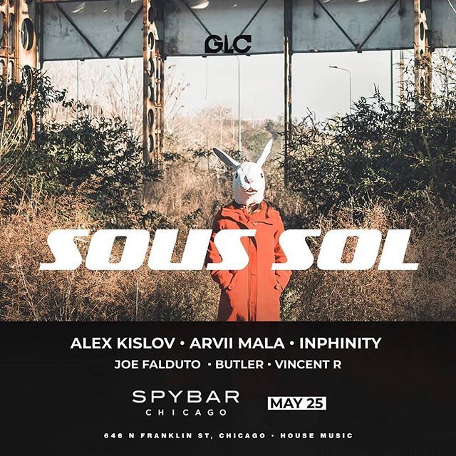 TONIGHT: Sound Sol takeover with the <a href="/goodlookschi/">Good Looks Chicago</a> crew featuring <a href="/alex/">alex 🏴‍☠️🇺🇸🇺🇦</a>.kislov <a href="/inphinity/">Russ Barron</a> and more! Grab a $10 ticket now via link in bio. bit.ly/2HVqXkw