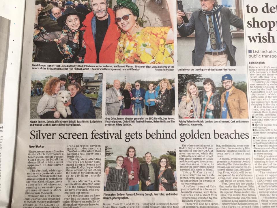 EElliottActor's tweet image. Tommy Creagh the Director of "Land of Winter" in the Irish Examiner covering the Fastnet Film Festival.If you could not who get to Schull there are loads of chances to see it over the next month. Here is a list of screenings. Do come along. It would be lovely to see you there