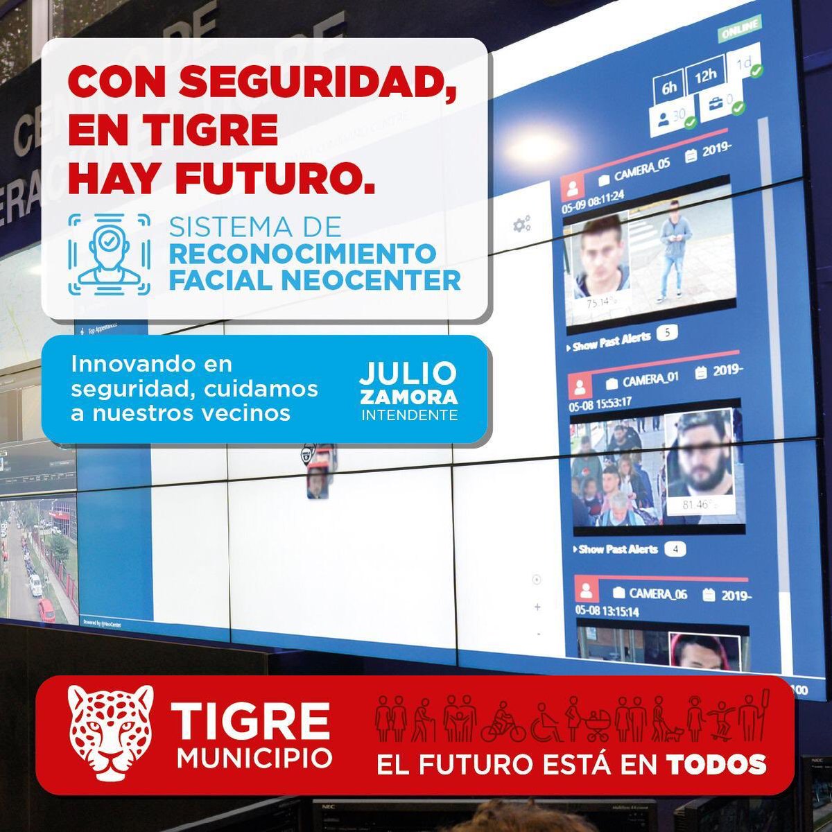 yosoihernaan's tweet photo. 📍El Sistema de Reconocimiento Facial #NeoCenter desarrollado x @NECArgentina es un software 💻 con alto nivel de precisión que permite la búsqueda e identificación de 👥 con antecedentes penales ó extraviadas, a traves de cámaras 🎥 estratégicamente ubicadas
#ElFufuroEstáEnTodos https://t.co/umuVQqhwpZ
