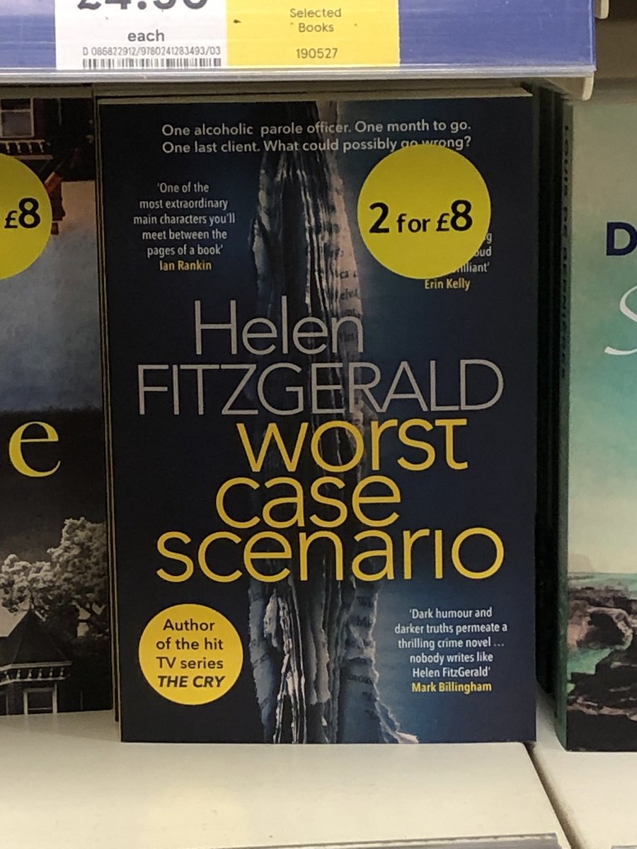 JenMedBkReviews's tweet photo. How nice is it to see that the local Tesco is stocking @OrendaBooks now? For such a random place as Telford it makes me very happy to see #WorstCaseScenario by @FitzHelen in stock. Just need them to get a few more in &amp; we’ll keep the Orenda revolution going in town. #redhotread https://t.co/8cASc3UDEm