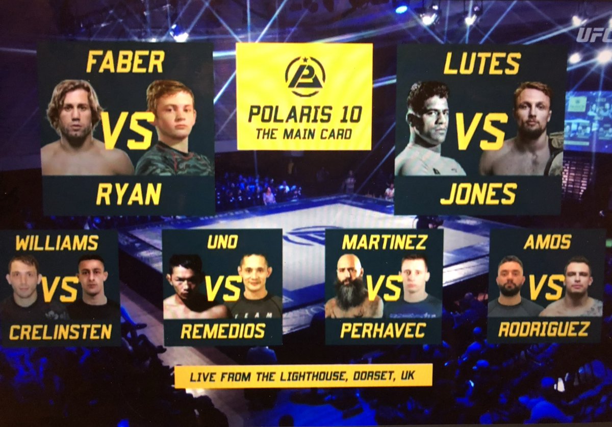 JadeMorrisMMA's tweet photo. Main card here we go 👌 #Polaris10 #UrijahFaber #NickyRyan https://t.co/43HNgdtA4T