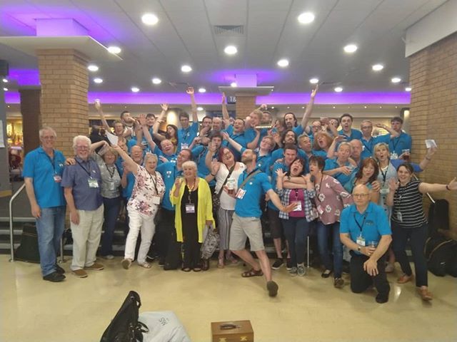 GWCBristol's tweet photo. I think it's fair to say that no chorus can succeed without the love and support of friends, family and all those members who couldn't join us on the risers. Thank you all for being amazing! #barberfamily #singbabs19 https://t.co/hnS89XXBaT https://t.co/eLZ5KQo7EL