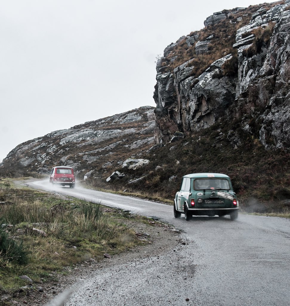 JKDesign80's tweet photo. @trent_dan Interesting, I saw a group of Minis on a spirited run in the Scottish Highlands at the end of last year, thought I recognised this one, didn’t know it had such a history! https://t.co/LhwdW2Ad3Q
