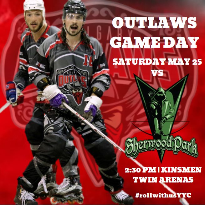 OutlawsCalgary's tweet image. Game 2 for the Outlaws going down at 2:30. 🤠🏒 After a tough loss to the Spruce Grove Wheelin’ Phantoms, the boys are saddling up for a battle against the Sherwood Park Archers 🏹 #calgaryoutlaws #rollwithusYYC #sherwoodparkarchers #abprorollerhockey