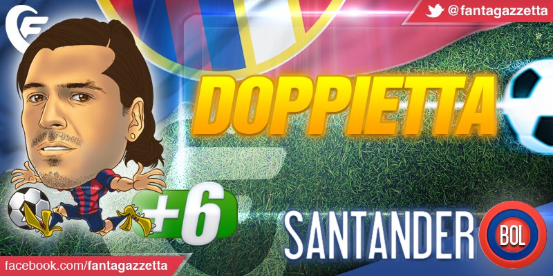 Fantacalcio's tweet photo. #BolognaNapoli GOL! Deviazione fortunata di #Santander che vale il +6 ed il nuovo vantaggio felsineo! 3-2 ⚽
#FANTALIVE ► https://t.co/SNIzzaRQU3
#votiliveFG ► https://t.co/h4lQwwOnjK https://t.co/Mv8ZCFBcf0