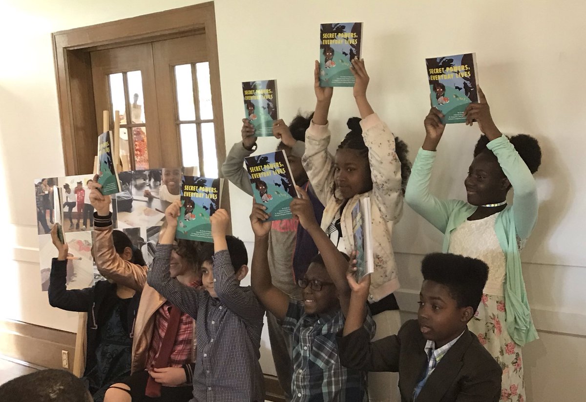 tdsb_SMPS's tweet photo. We’re so proud of our published authors at today’s book launch of ‘Secret Powers, Everyday Lives’. It’s a must read for all! Thx to @TRPnow, @storyplanet &amp; other partners for this amazing opportunity. @SherylZona @LC3_TDSB @WillowParkJr @TDSB_GallowayRd @GBLittleps #KGOpride https://t.co/52ILnTogKn