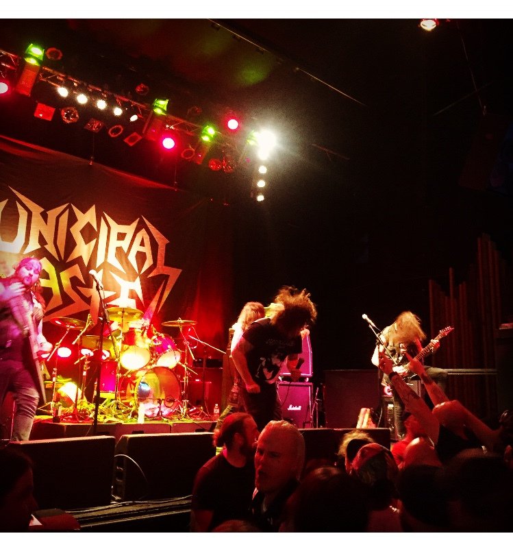 HarryCloudfoot's tweet photo. Municipal Waste show @ The Rickshaw Theatre, Vancouver, 23 May 2019 https://t.co/9zGx9YCziX https://t.co/SHoUsqyGjv