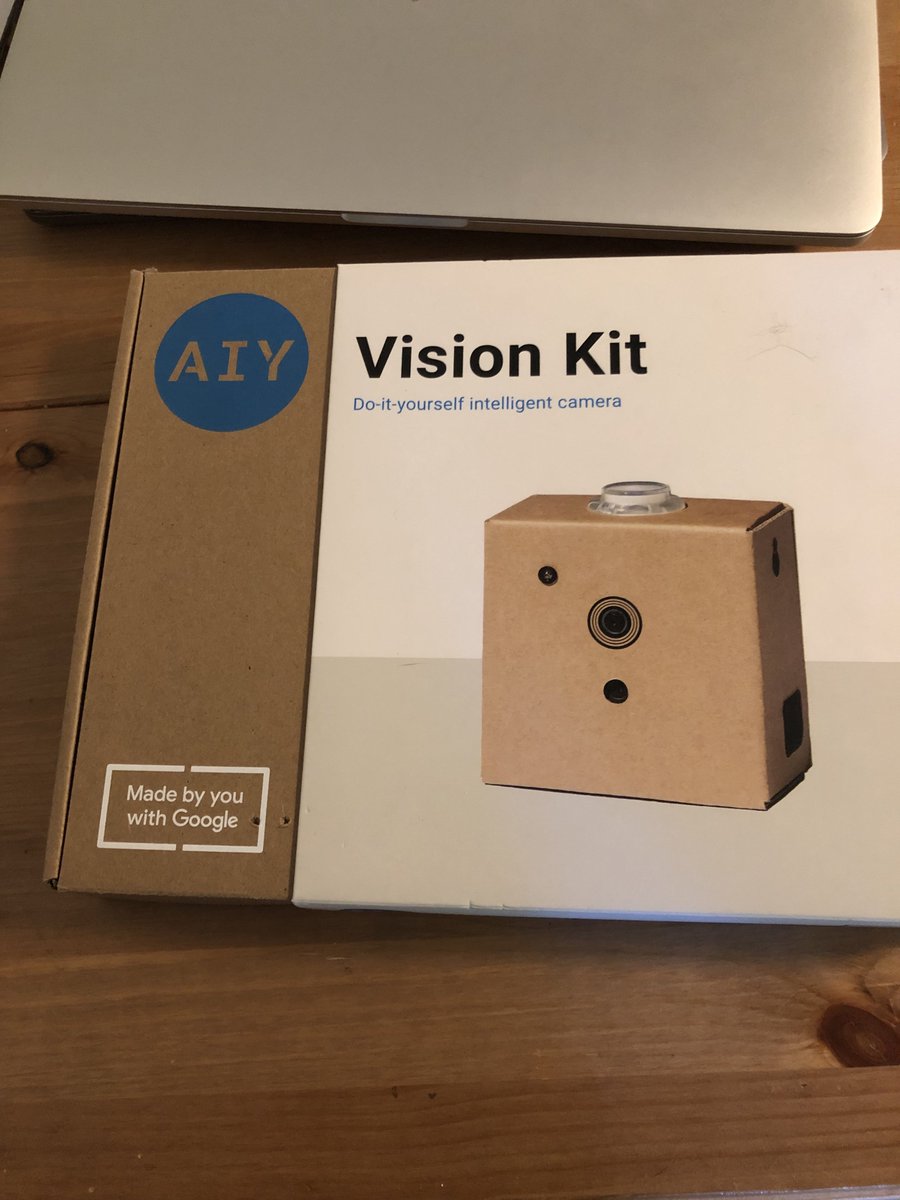 hortonhearsafoo's tweet image. Finally broke out the Google Vision Kit that&apos;s been on my shelf for months. I achieved my ultimate goal: detection of my cats in photos. Thanks to @nnja for the #PythonHardware inspiration in your #PyCon2019  keynote!