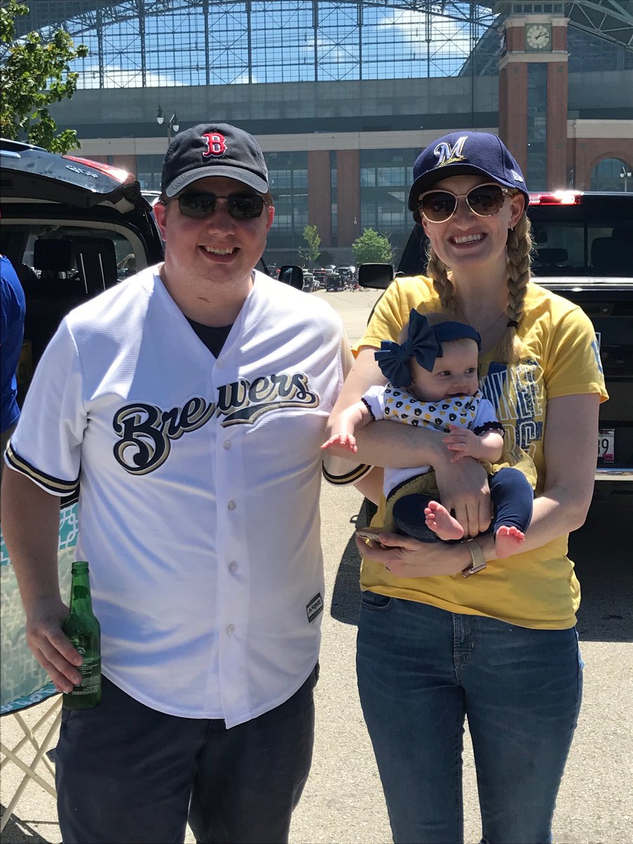 BCroegaert's tweet photo. Mara’s first Brewers game. #thisismycrew https://t.co/HiGgz8GHsB