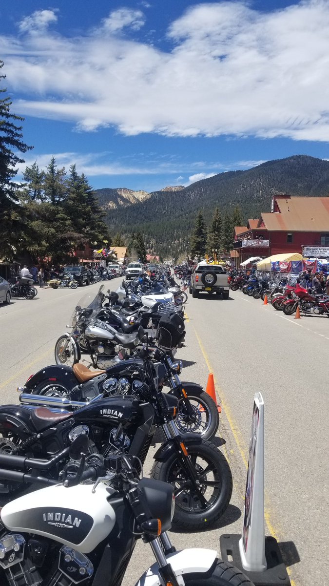 AFWinterfest's tweet photo. A great day to be selling raffle tickets for a 2019 Indian Darkhorse motorcycle, proceeds going to the National Veterans Wellness and Healing Center. Come visit us next to the Indian demo stand. https://t.co/dY3mSks4dF