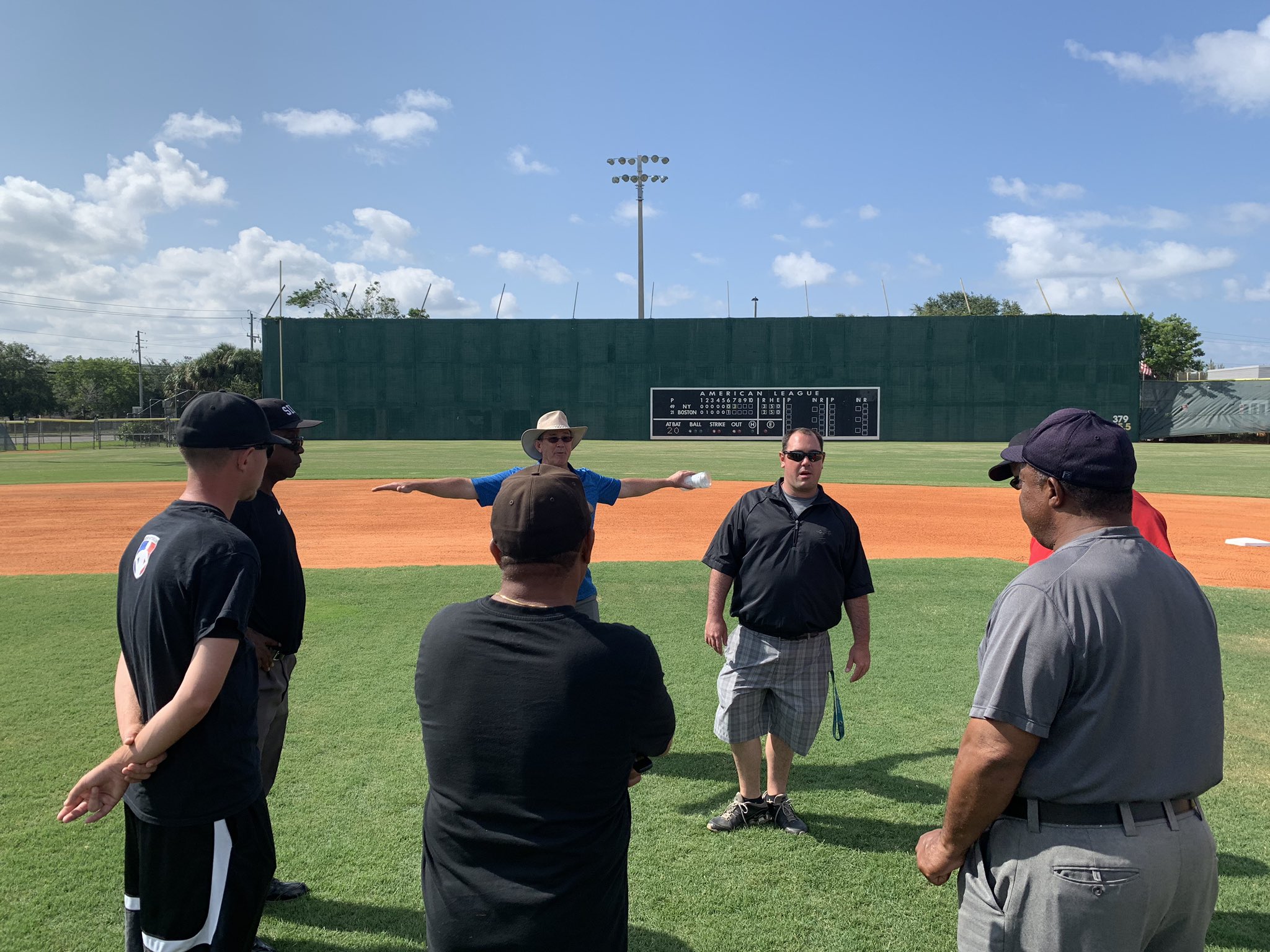 South Florida Collegiate Baseball League on Twitter "Umpire training