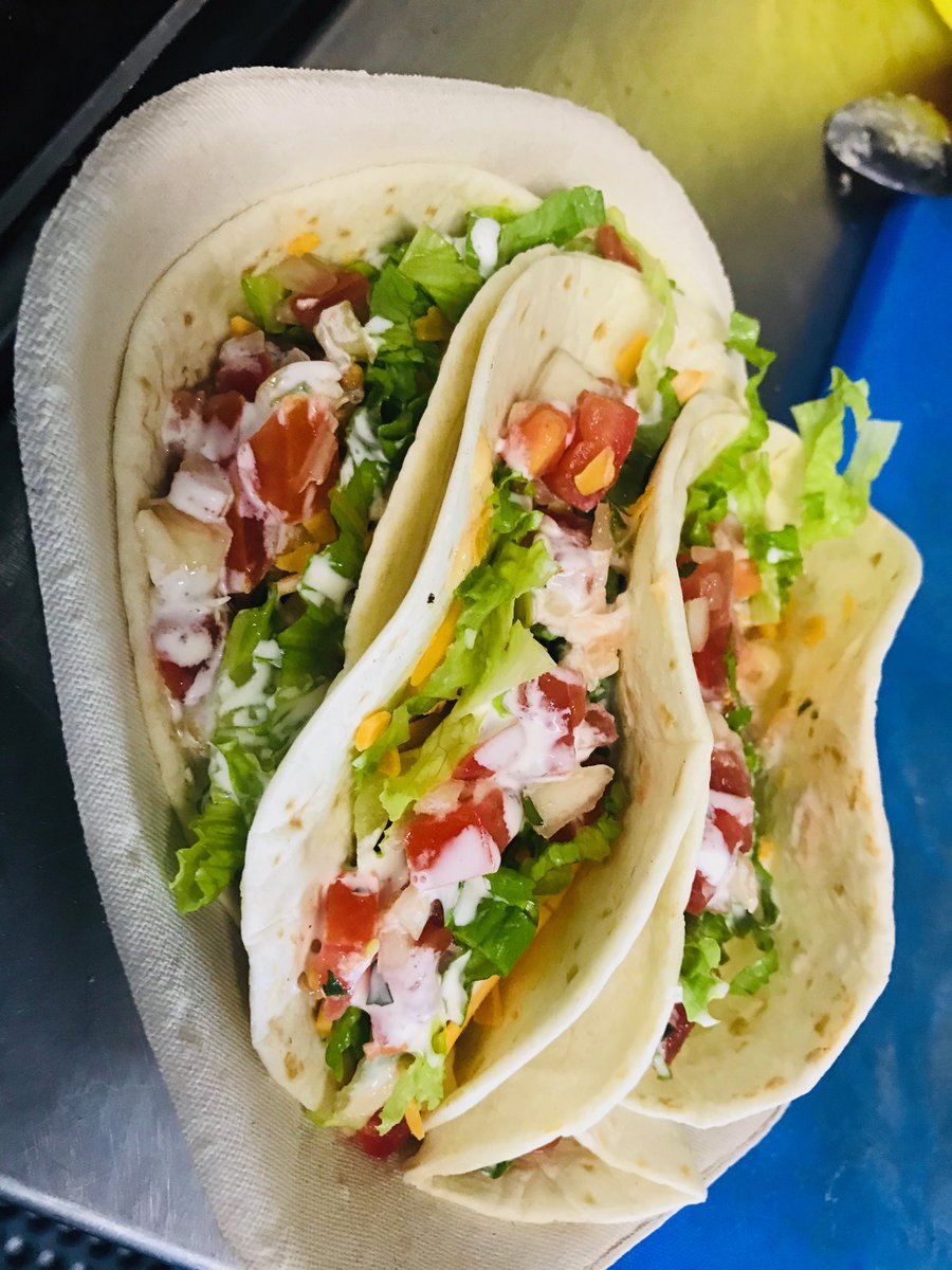 Ms mac is cooking up new menu items today  
Taco Takeover 11-7 Sunnyside