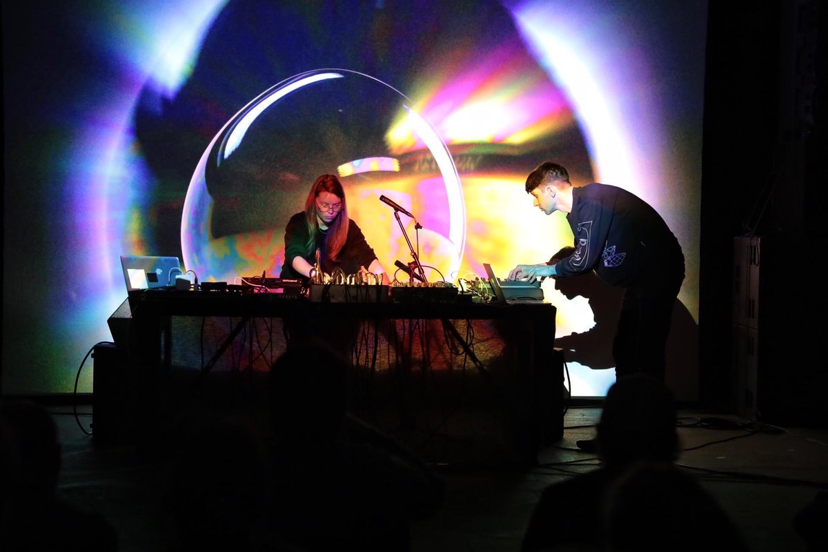 mappingfestival's tweet photo. // LIVE // Grand River + Marco C live at Mapping Festival! Amazing 🎇
📸: @the_NMH - @FonderieKugler
#mapping2019 #mappingfestival #live #electronicnature #saturdaynight #av #avperformance https://t.co/LY6r0wYJNC