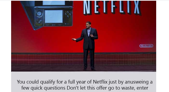 70sKidCramer's tweet photo. I'm sorry #Netflix, I will not be #anusweing any of your questions, I don't care what the offer... https://t.co/Omm8baZ4Gc