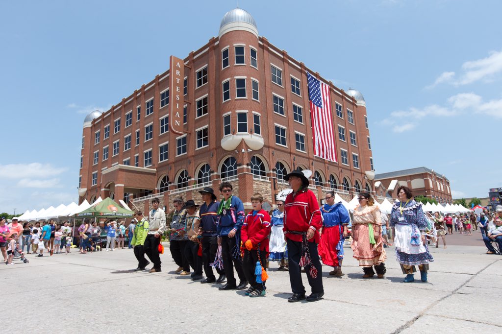 ChickasawNation's tweet photo. Beautiful, colorful and moving. ❤️ #ARTesianFest https://t.co/sNVKsWZfis