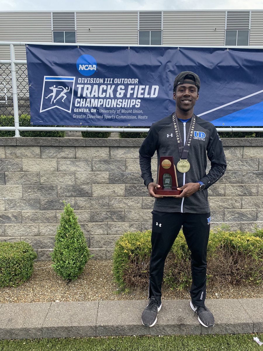 UDTFXC's tweet photo. 🏆All-American🇺🇸 
Colfay Pointer places 7th in the men’s 400M and sets new school record to garner All-America honors. 
#UDTFXCompete https://t.co/zwtgOfTJWO