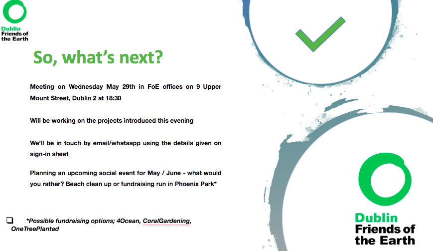 DublinFOE's tweet photo. Excited about our first DFoE meeting since the re-launch which will be taking place on Wednesday 29th May at 18:30. All welcome, but please RSVP https://t.co/jYMs7765Gm
#dfoe #foe https://t.co/08duuN2fXX